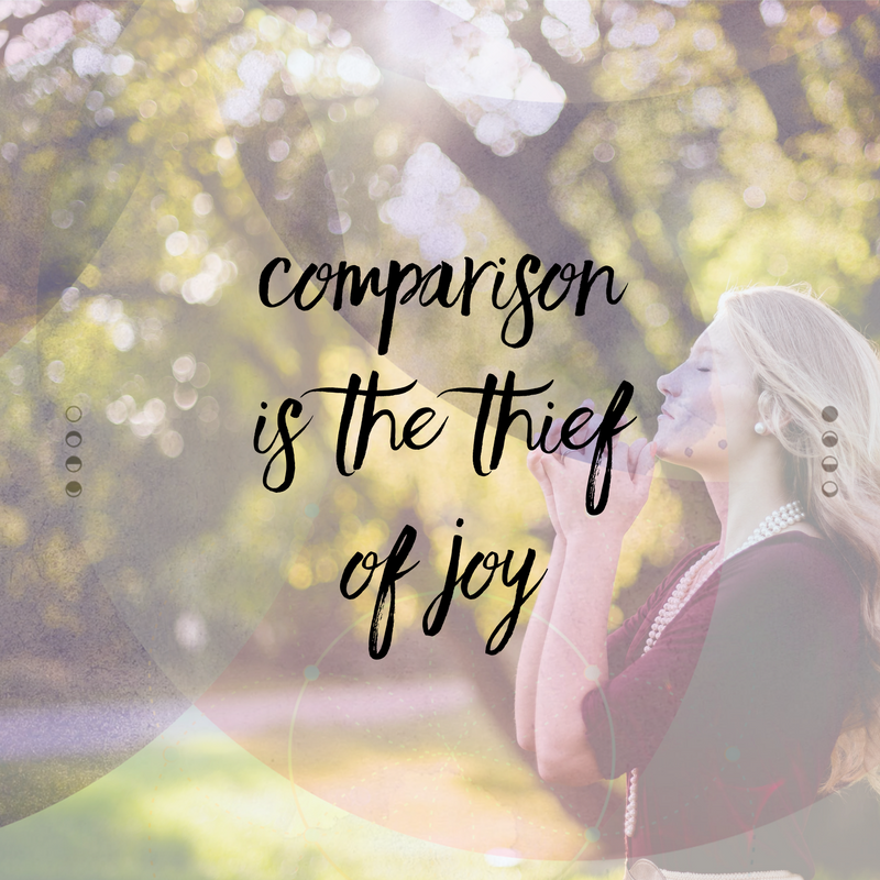 Comparison is the thief of joy